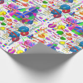 Juni, 8. Geburtstag, Geschenkpapier (Ecke)