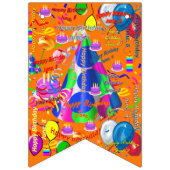 Juni, 8 Geburtstagsbanner Wimpelkette (Dritte Fahne)