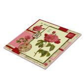 Juni-Blume Fliese (Seite)