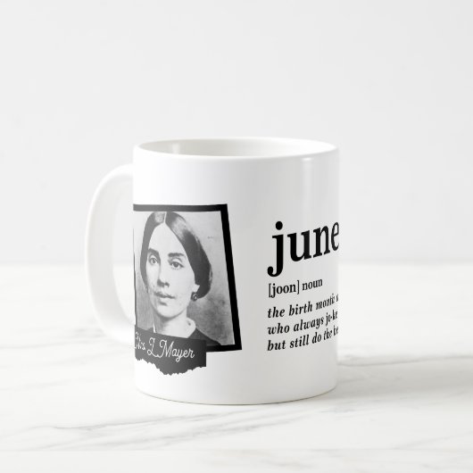 Juni Definition Kaffeetasse (Vorderseite Links)