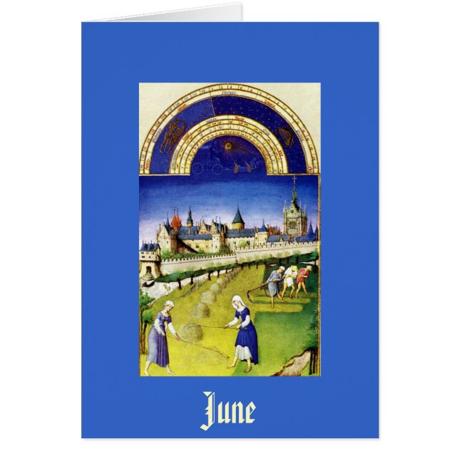 Juni - die Tres Riches Heures du Duc De-Beere (Vorne)