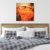 Juni Frederic Leighton Fine Art Art Leinwanddruck (Insitu (Schlafzimmer))