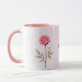 Juni Geburtsmonat Blume Custom Coffee Tasse (Links)