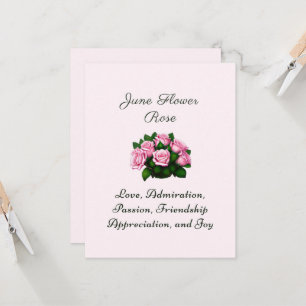 Juni Geburtsmonat Blume Rose Zeitlose Bläschen