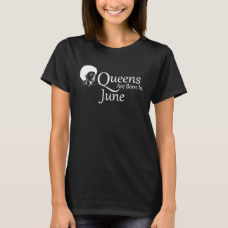 Juni Geburtstag für schwarze Frauen Afro American T-Shirt