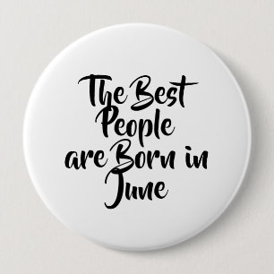 "Juni" Geburtstags-Knopf Button