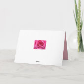 Juni Geburtstagsfeier Rose Geburtsmonat Blume Karte (Rückseite)