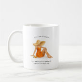 Juni Geburtstagsmonat Mädchen | Monogramm Kaffeetasse (Links)