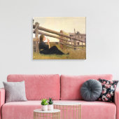 Juni. Girl Blowd Dandelion Seeds, 1899 Leinwanddruck (Insitu (Wohnzimmer))