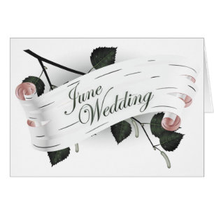 Juni Hochzeit : Blätter der Saison: