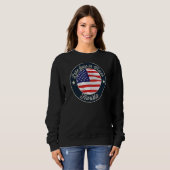 Juni im Winter Patriotic Florida Souvenir Sweatshirt (Vorne ganz)