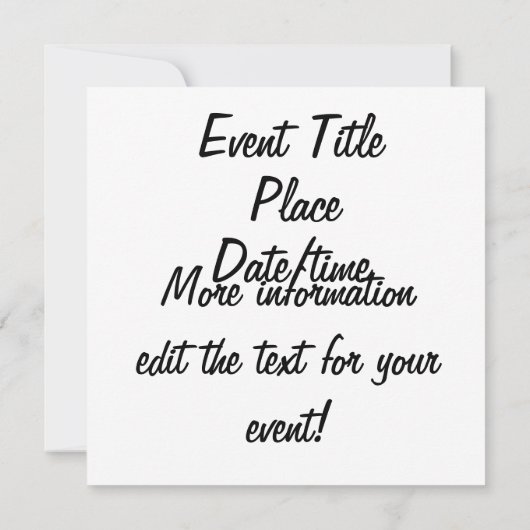 Juni in Flammen Einladung (Rückseite)