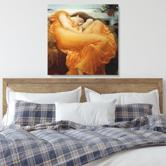 Juni in Flammen Leinwanddruck (Insitu (Schlafzimmer))