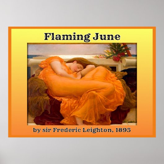 Juni in Flammen Poster (Vorne)