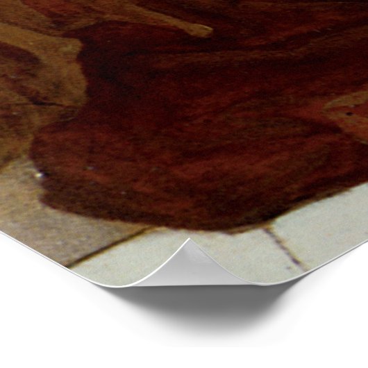 Juni in Flammen Poster (Ecke)