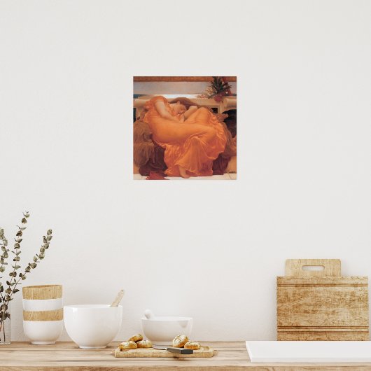 Juni in Flammen Poster (Küche)