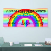 Juni ist LGBT Pride Monat Schaltfläche Banner (Messe)