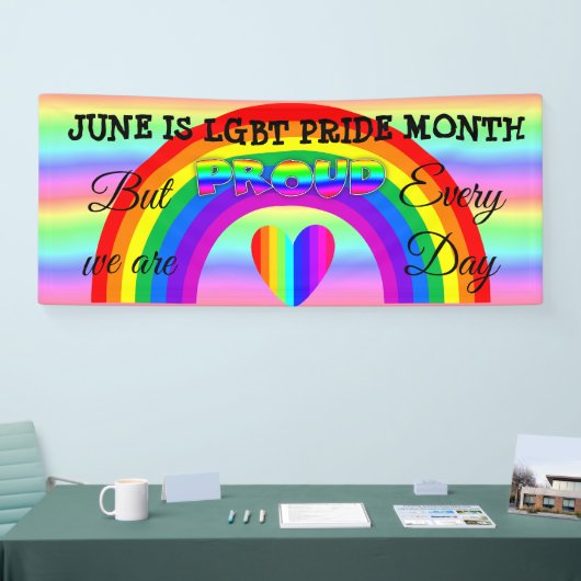 Juni ist LGBT Pride Monat Schaltfläche Banner (Messe)