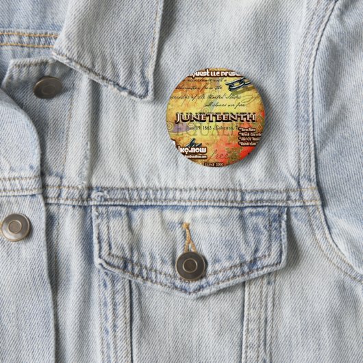 Juni - JuneTeenth Button (Beispiel)