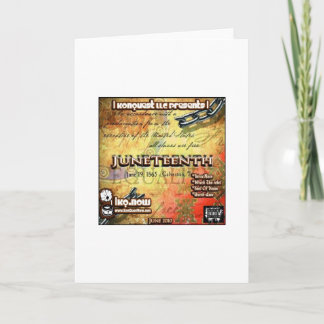 Juni - JuniTeenth Karte