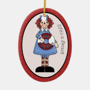 Juni "Life s a Beach" Annie Advent Ornament