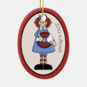 Juni "Life s a Beach" Annie Advent Ornament (Hinten)