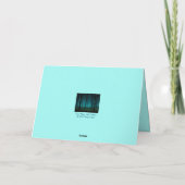 Juni-Nacht mit Feuerwehrleuten Karte (Rückseite)