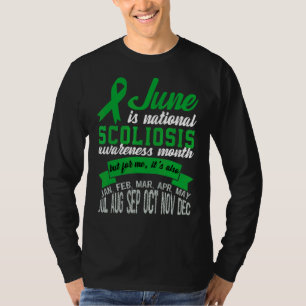 Juni: National Scoliosis Awareness Montag 1 T-Shirt