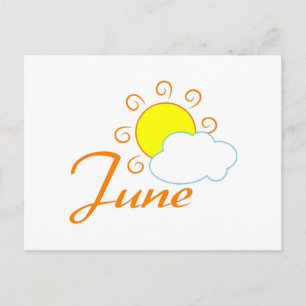Juni Postkarte