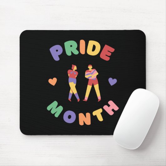 Juni Pride Monat Mousepad (Mit Mouse)