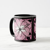 Juni Rose Jugendstil-Tasse Tasse (Vorderseite Links)