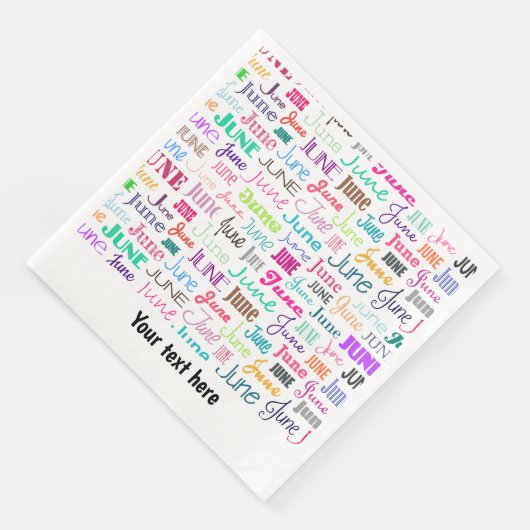 Juni Serviette (Ecke)