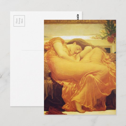 Juni von Frederic Leighton Postkarte (Vorne/Hinten)