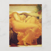 Juni von Frederic Leighton Postkarte (Vorderseite)