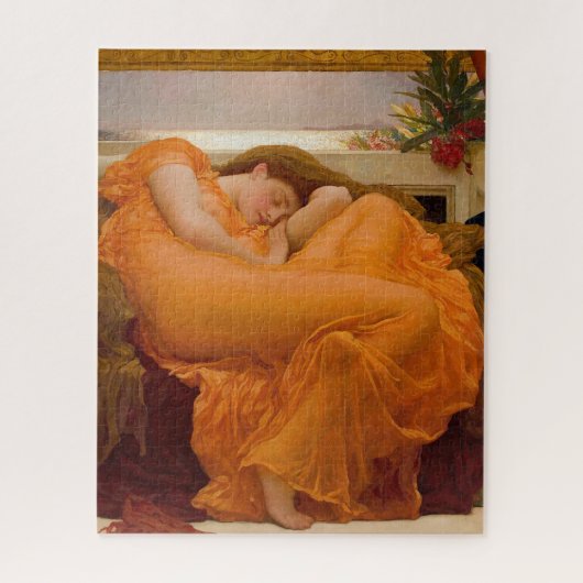 Juni von Sir Frederic Leighton Vintag Puzzle (Vertikal)