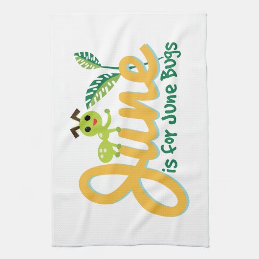 Juni-Wanze Geschirrtuch (Vertikal)