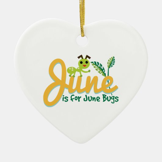 Juni-Wanze Keramik Ornament (Vorne)