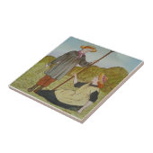 Juni Wedgwood Monate des Jahres Handfarbene Repro Fliese (Seite)