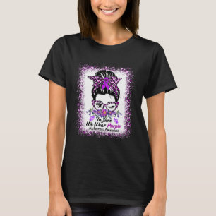 Juni Wir tragen lila Alzheimerheimer-Bewusstseins- T-Shirt