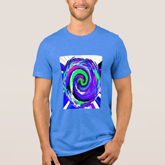 Junihitzewelle Sommerferien Tri-Blend Shirt (Vorderseite)