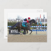 Junior Alvarado mit flacher Ruhe Postkarte (Vorne/Hinten)