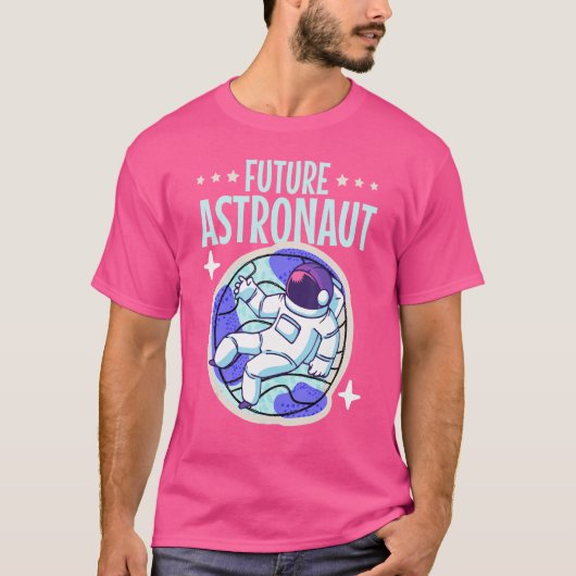 Junior Astronaut Science kids Outer Space Future A T-Shirt (Vorderseite)