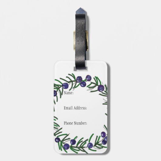 Junior-Bag Gepäckanhänger (Rückseite vertikal)