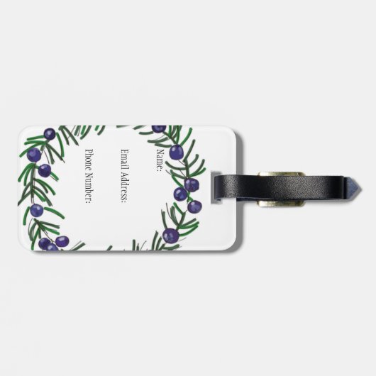 Junior-Bag Gepäckanhänger (Rückseite horizontal)