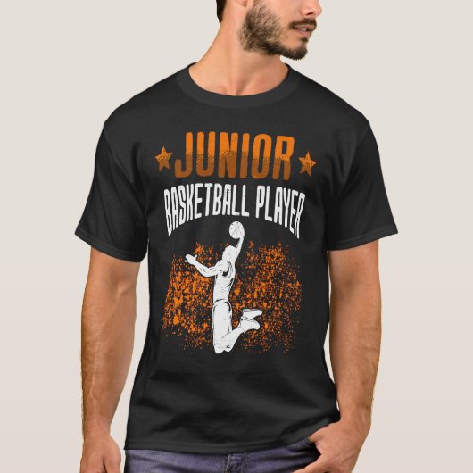Junior Basketball Player Basketballer Basketballpl T-Shirt (Vorderseite)