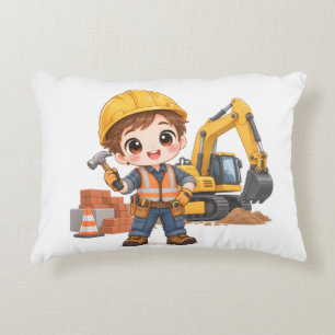 Junior-Bauarbeiter Dekokissen