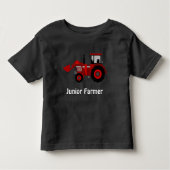 "Junior Bauer" und "Red Loader" Kleinkind T-shirt (Vorderseite)