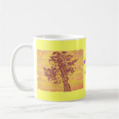 Junior-Baum-Sonnenuntergang Kaffeetasse (Links)