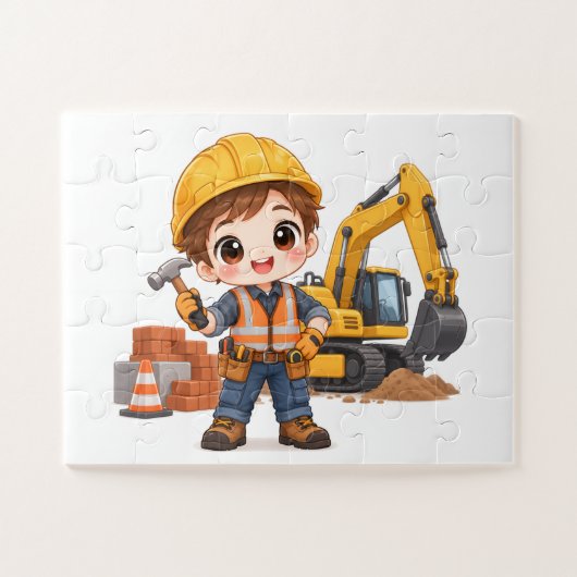 Junior-Baustellen-Team Puzzle (Horizontal)