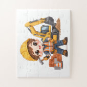 Junior-Baustellen-Team Puzzle (Vertikal)